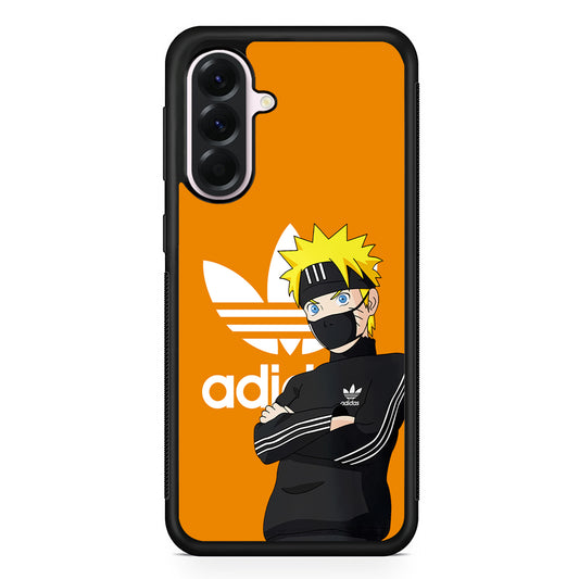 Adidas Naruto Uzumaki Samsung Galaxy A56 Case | Samsung Galaxy A56 Protective Rubber Case