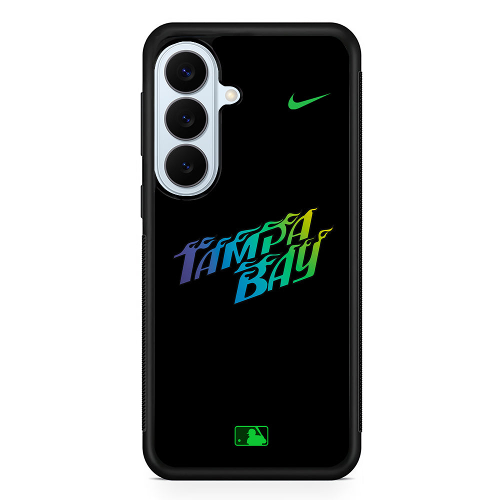 MLB Tampa Bay Rays Black Nike Samsung Galaxy S26 Plus Case | Lightweight Protective Phone Cover