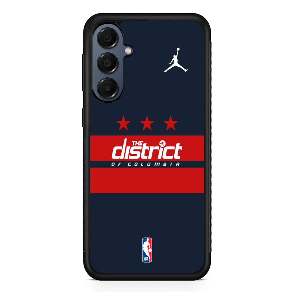 NBA Washington Wizards Navy Jordan Samsung Galaxy A16 Case | Slim Protective Cover for Samsung Galaxy A16