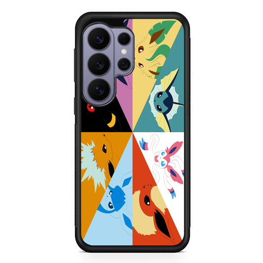Pokemon Eevee Evolutions Samsung Galaxy S26 Ultra Case | Protective Rubber Cover