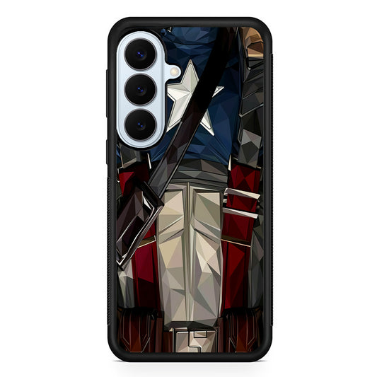 Captain America Costume Suit Samsung Galaxy S26 Plus Case | Slim Protective Rubber Cover