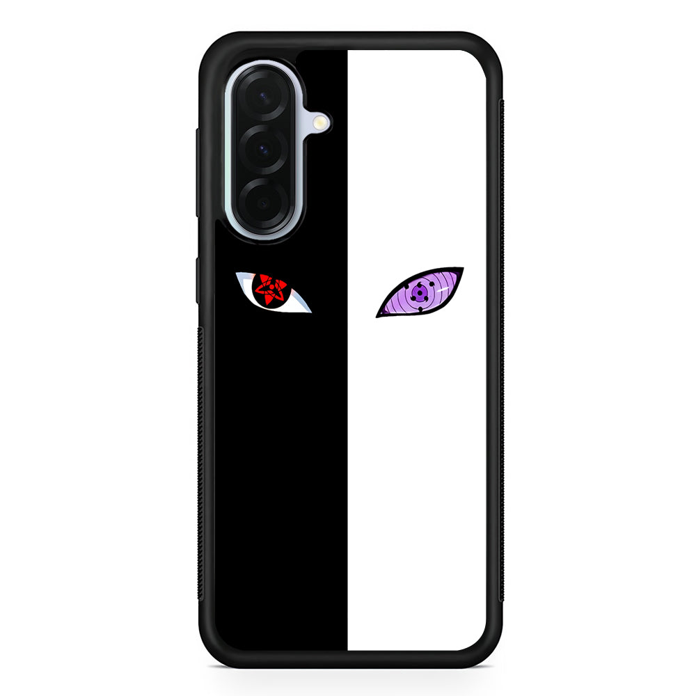 Sharingan Rinnegan Black White Samsung Galaxy A36 Case | Durable Samsung Galaxy A36 Protective Case