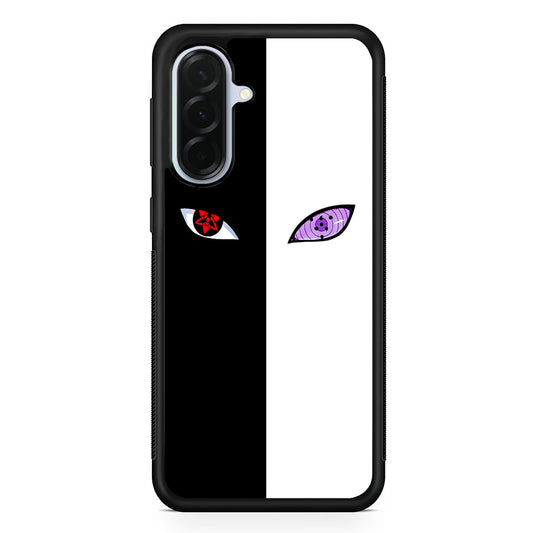 Sharingan Rinnegan Black White Samsung Galaxy A36 Case | Durable Samsung Galaxy A36 Protective Case