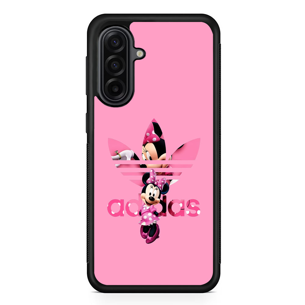 Adidas Cute Minnie Mouse Samsung Galaxy A17 Case | Durable Rubber Samsung Galaxy A17 Phone Case