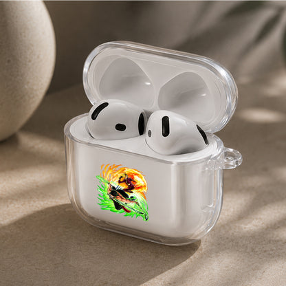 Zoro and Sanji Fury Protective Apple Airpods 4 Clear Case - Durable Clear Protection