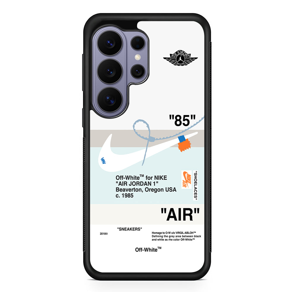 Nike X Air Jordan White Samsung Galaxy S26 Ultra Case | Slim Durable Protective Cover