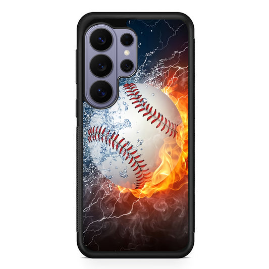 Baseball Ball Cool Art Samsung Galaxy S26 Ultra Case | Protective Rubber Cover