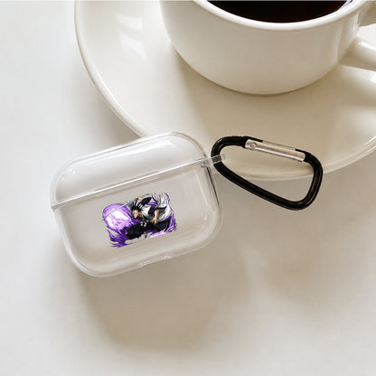 Bleach Kenpachi Zaraki Protective Apple AirPods Pro 3 Clear Case | Shockproof Cover