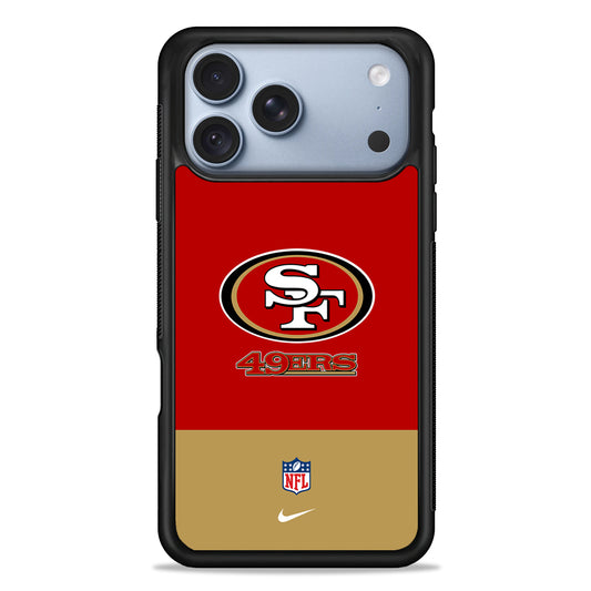 NFL San Francisco 49ers Nike iPhone 18 Pro Case - iPhone 18 Pro Silicone Case