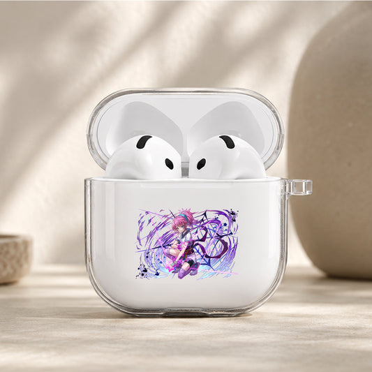 Hunter x Hunter Machi Komacine Protective Apple Airpods 4 Clear Case - Durable Clear Protection