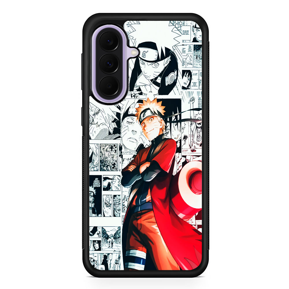 Naruto Hokage Comic Samsung Galaxy A37 Case | Samsung Galaxy A37 Rubber Protective Case