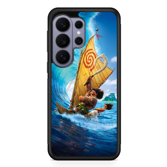 Moana Sailing on The Sea Samsung Galaxy S26 Ultra Case | Protective Rubber Cover