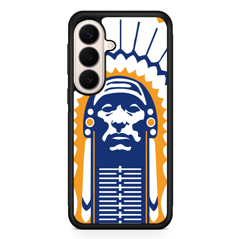 Chief Illiniwek Illinois Samsung Galaxy S26 Case | Durable Protective Rubber Cover