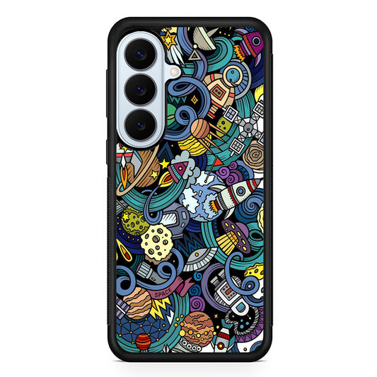 Doodle 002 Samsung Galaxy S26 Plus Case | Slim Protective Rubber Cover