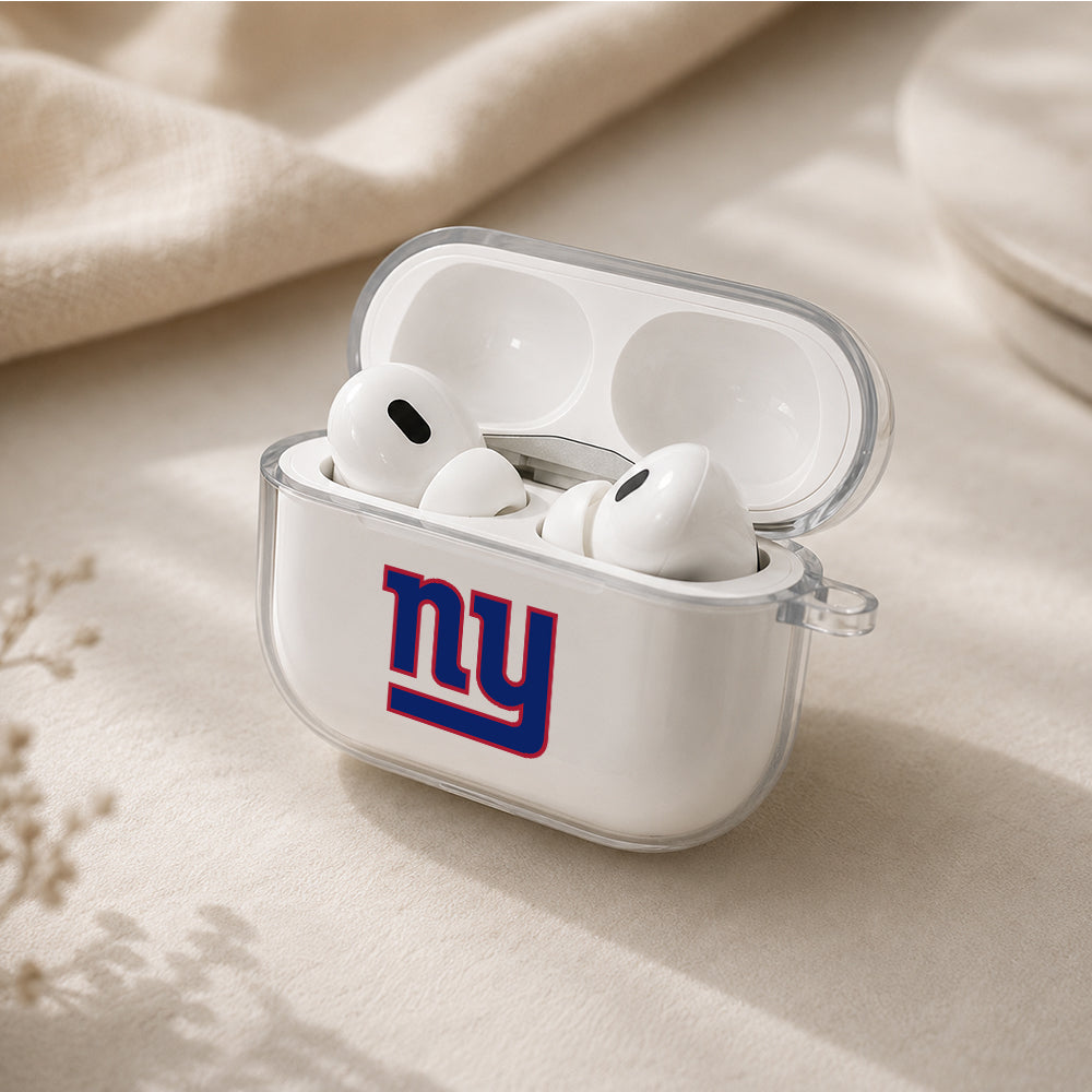 NFL New York Giants Symbol Protective Apple AirPods Pro 3 Clear Case | Shockproof Cover