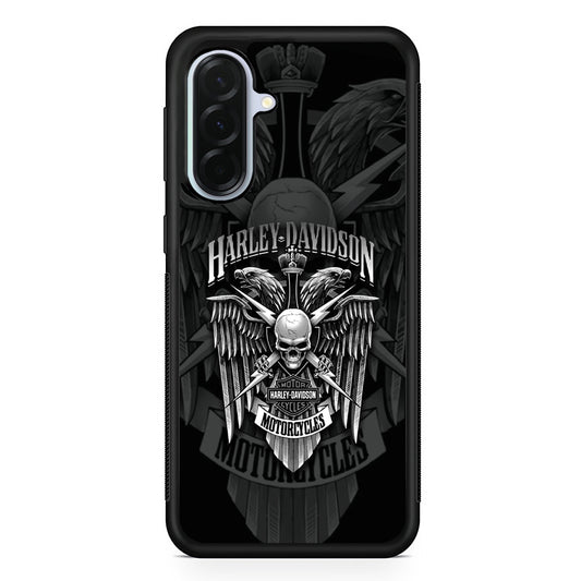 Harley Davidson Silver Eagle Samsung Galaxy A36 Case | Durable Samsung Galaxy A36 Protective Case