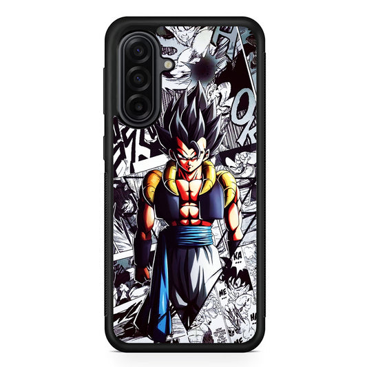 Gogeta Comic Collage Samsung Galaxy A17 Case | Durable Rubber Samsung Galaxy A17 Phone Case