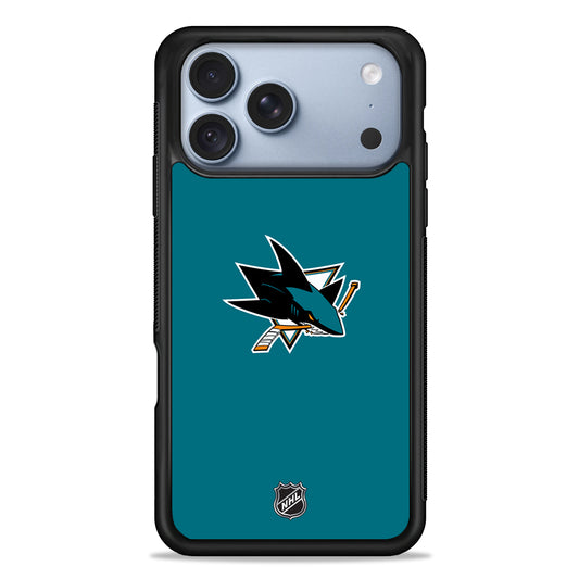 NHL San Jose Sharks Team iPhone 18 Pro Case - iPhone 18 Pro Silicone Case