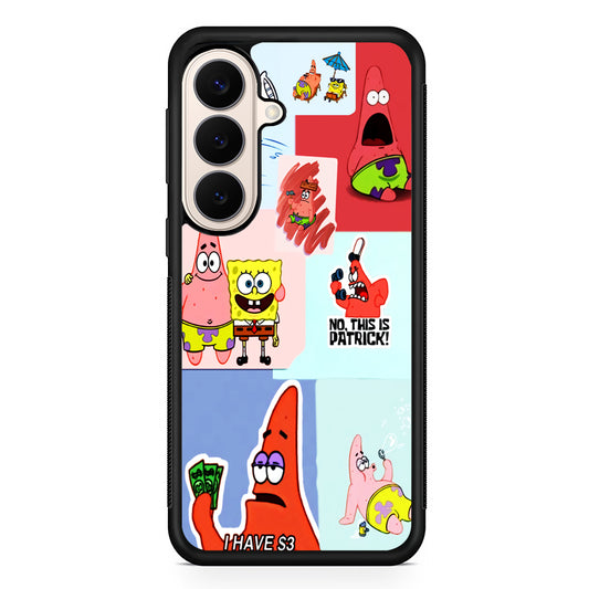 Spongebob Patrick Aesthetic Samsung Galaxy S26 Case | Durable Protective Rubber Cover