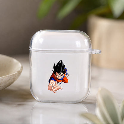 Dragon Ball Z Goku Protective Clear Case Cover For Apple Airpods | Soft Silicone AirPods 1 / 2 Case | Protective Cover