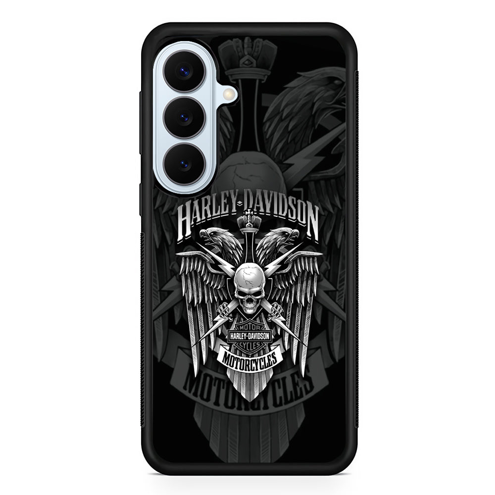 Harley Davidson Silver Eagle Samsung Galaxy S26 Plus Case | Lightweight Protective Phone Cover
