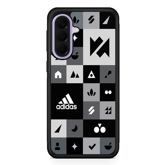 Adidas All Day Icon Design Samsung Galaxy A37 Case | Samsung Galaxy A37 Rubber Protective Case