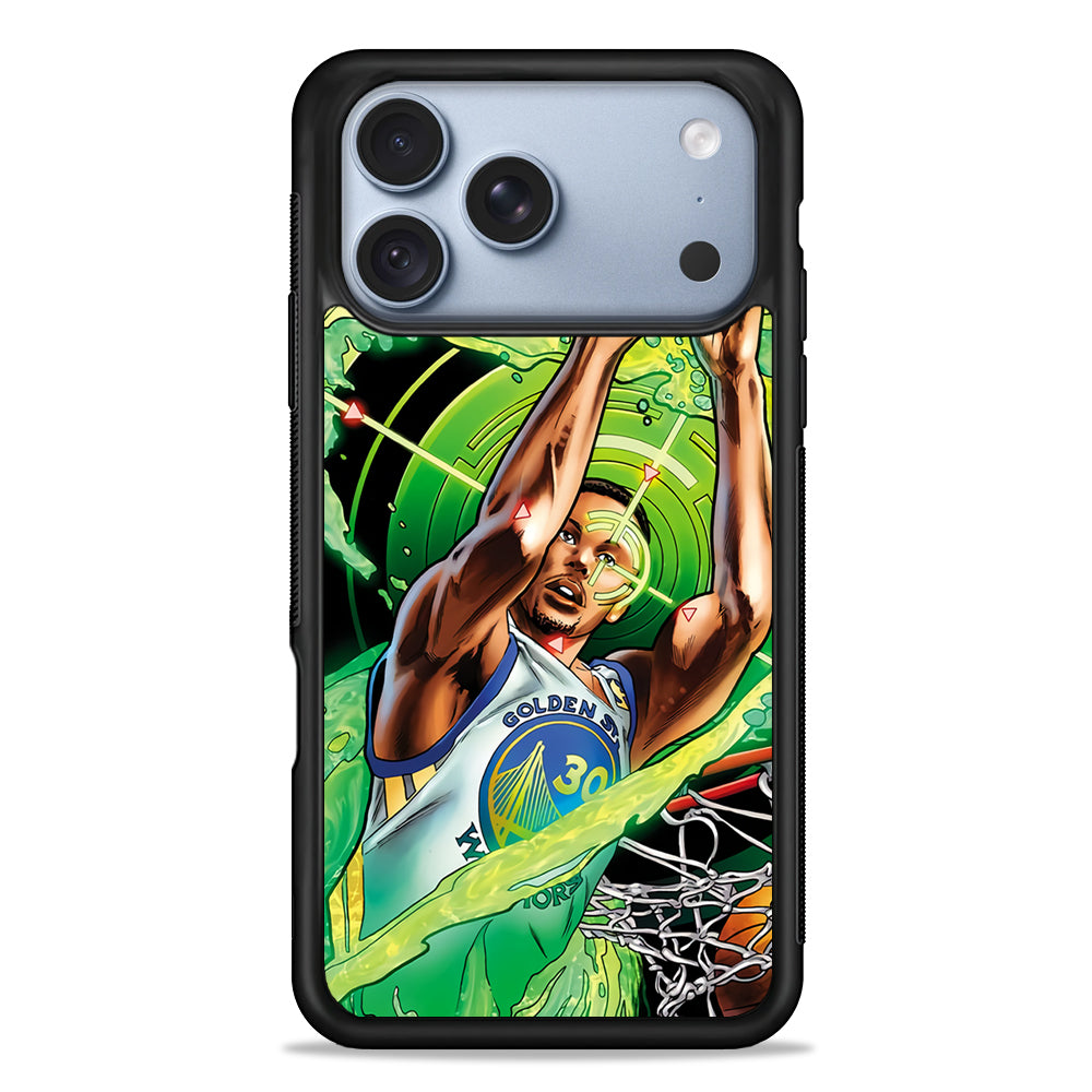 Stephen Curry Jump Art iPhone 18 Pro Case - iPhone 18 Pro Silicone Case