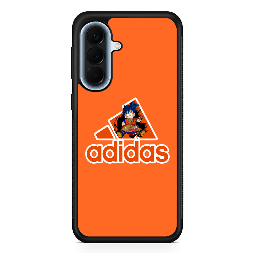 Adidas Son Goku Eats Ramen Samsung Galaxy A57 Case | Slim Samsung Galaxy A57 Protective Case