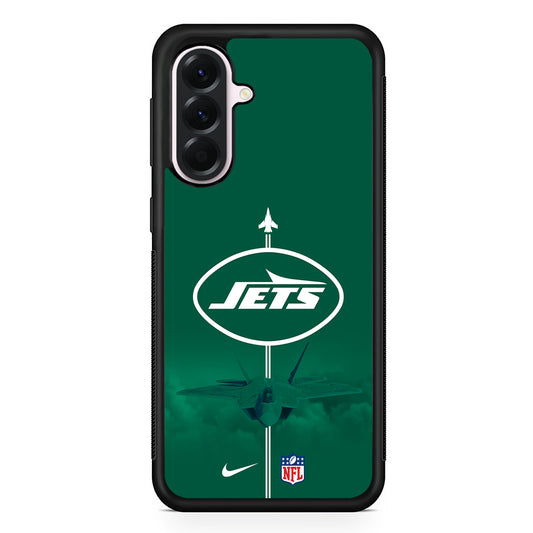NFL New York Jets Nike Samsung Galaxy A56 Case | Samsung Galaxy A56 Protective Rubber Case