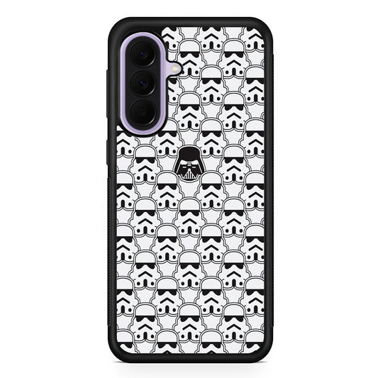 Stormtrooper Face Pattern Star Wars Samsung Galaxy A37 Case | Samsung Galaxy A37 Rubber Protective Case