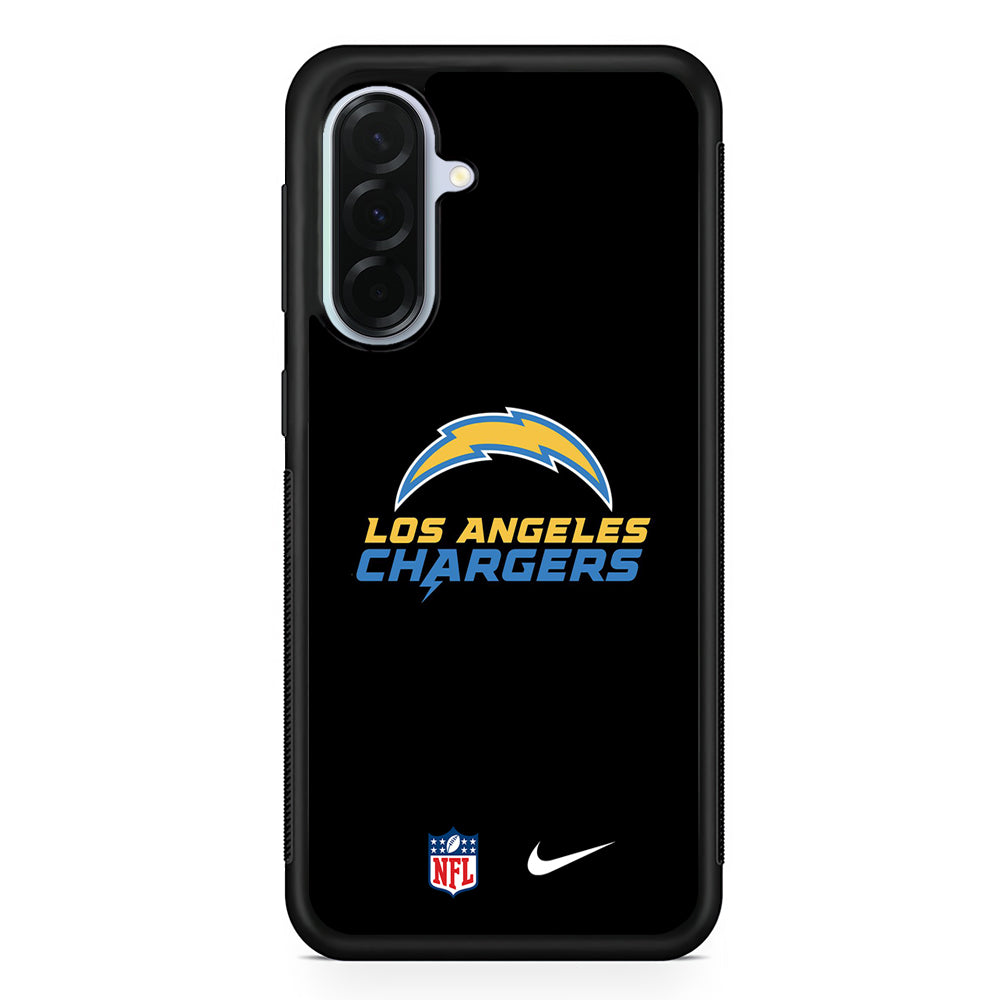NFL Los Angeles Chargers Nike Logo Samsung Galaxy A36 Case | Durable Samsung Galaxy A36 Protective Case