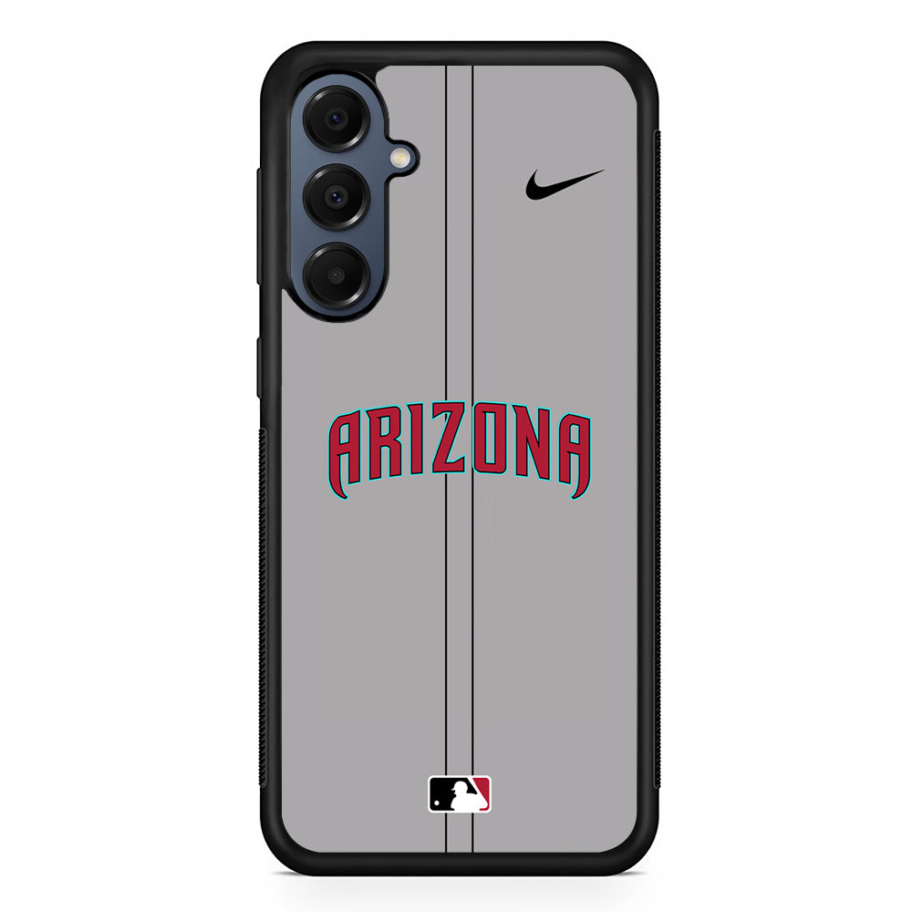 MLB Arizona Diamondbacks Gray Nike Samsung Galaxy A16 Case | Slim Protective Cover for Samsung Galaxy A16