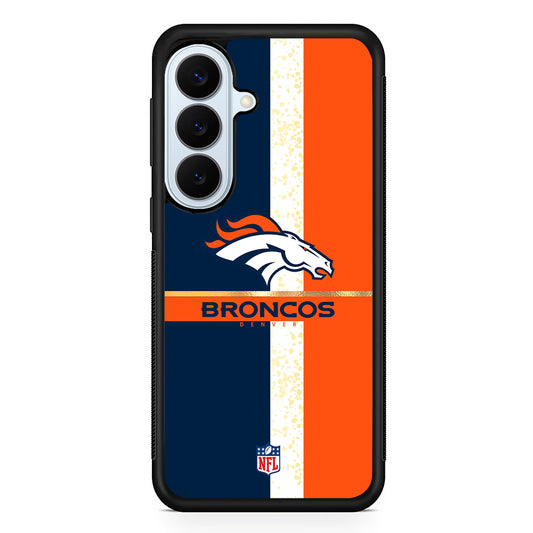 NFL Denver Broncos Team Logo Samsung Galaxy S26 Plus Case | Slim Protective Rubber Cover