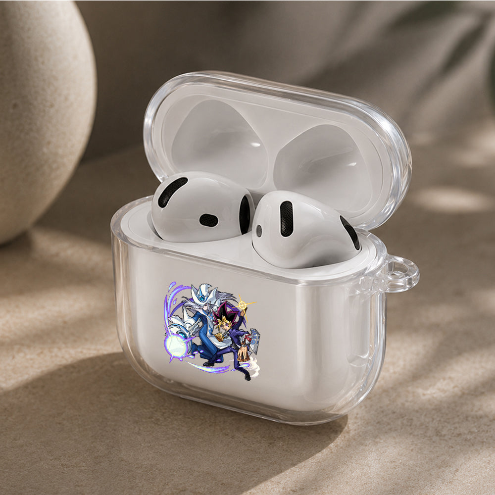 Yu-Gi-Oh Yugi Muto Magician Protective Apple Airpods 4 Clear Case - Durable Clear Protection