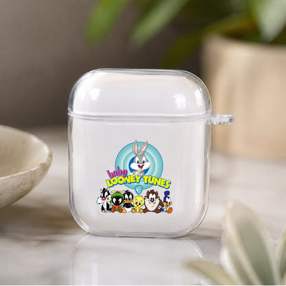 Baby Looney Tunes Family Protective Clear Case Cover For Apple Airpods | Soft Silicone AirPods 1 / 2 Case | Protective Cover