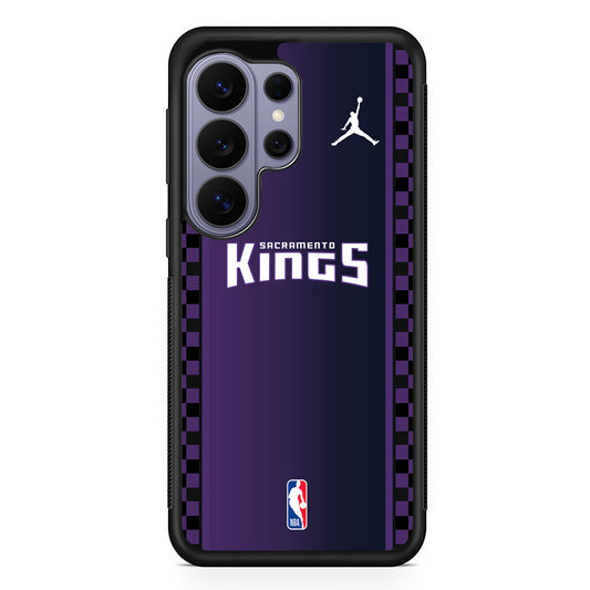 NBA Sacramento Kings Purple Jordan Samsung Galaxy S26 Ultra Case | Slim Durable Protective Cover
