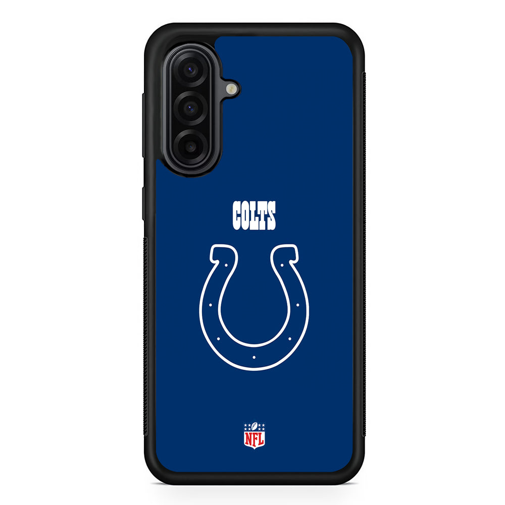 NFL Indianapolis Colts Team Logo Samsung Galaxy A17 Case | Durable Rubber Samsung Galaxy A17 Phone Case