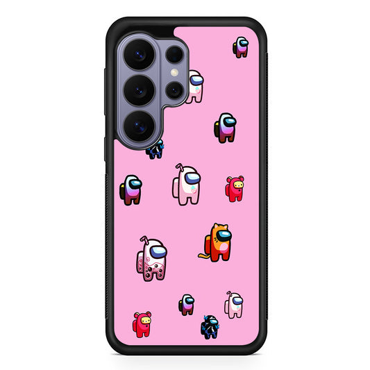 Among Us Cute Pink Samsung Galaxy S26 Ultra Case | Protective Rubber Cover
