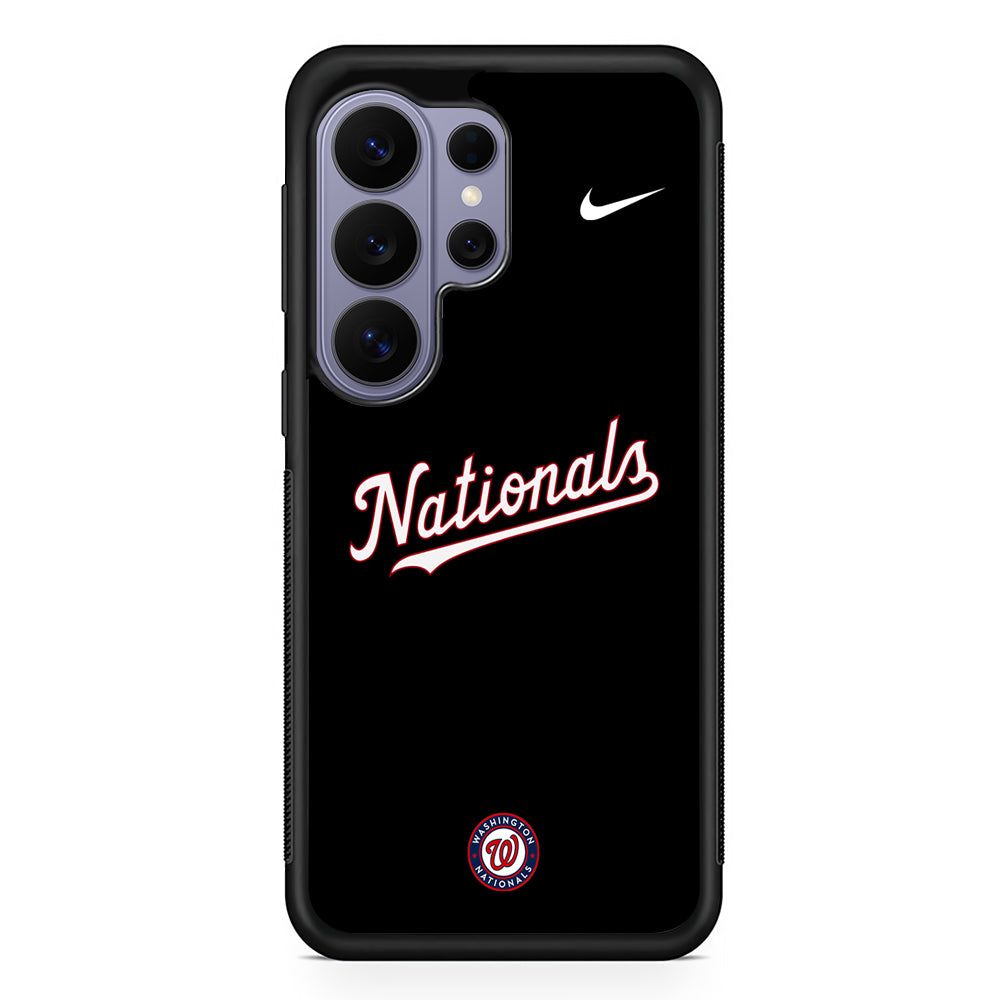 MLB Washington Nationals Black Nike Samsung Galaxy S26 Ultra Case | Slim Durable Protective Cover