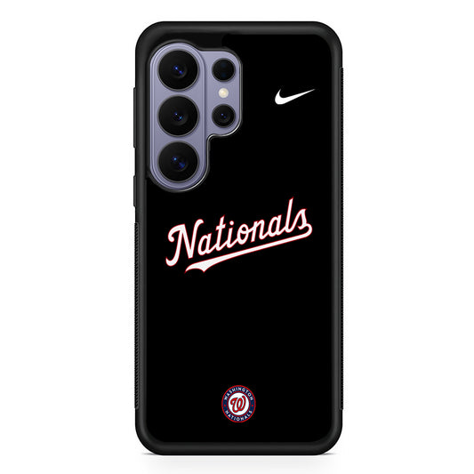 MLB Washington Nationals Black Nike Samsung Galaxy S26 Ultra Case | Slim Durable Protective Cover