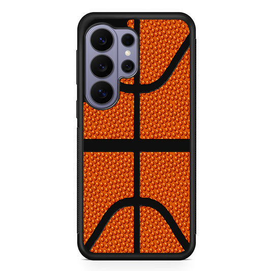 Basketball Pattern Samsung Galaxy S26 Ultra Case | Protective Rubber Cover