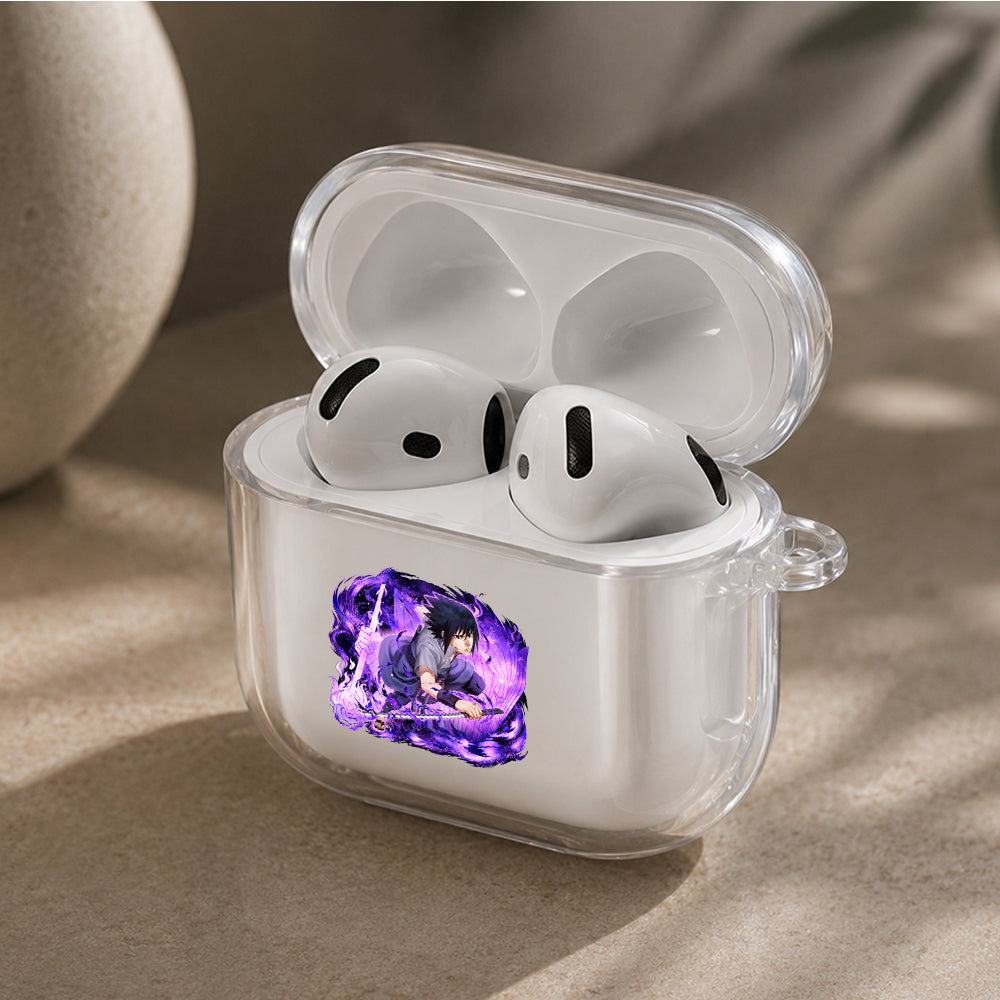 Sasuke Susanoo Power Protective Apple Airpods 4 Clear Case - Durable Clear Protection