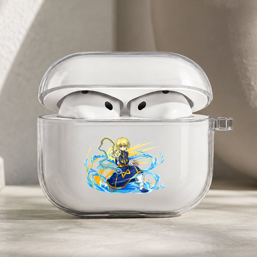 Hunter x Hunter Kurapika Nen Blade Protective Apple AirPods Pro 3 Clear Case | Shockproof Cover