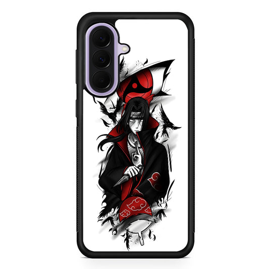 Itachi Uchiha White Samsung Galaxy A37 Case | Samsung Galaxy A37 Rubber Protective Case
