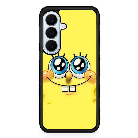 Spongebob's smiling face Samsung Galaxy S26 Plus Case | Slim Protective Rubber Cover