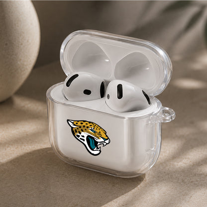 NFL Jacksonville Jaguars Logo Protective Apple Airpods 4 Clear Case - Durable Clear Protection