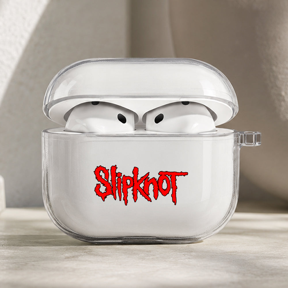 Slipknot Heavy Metal Protective Apple AirPods Pro 3 Clear Case | Shockproof Cover