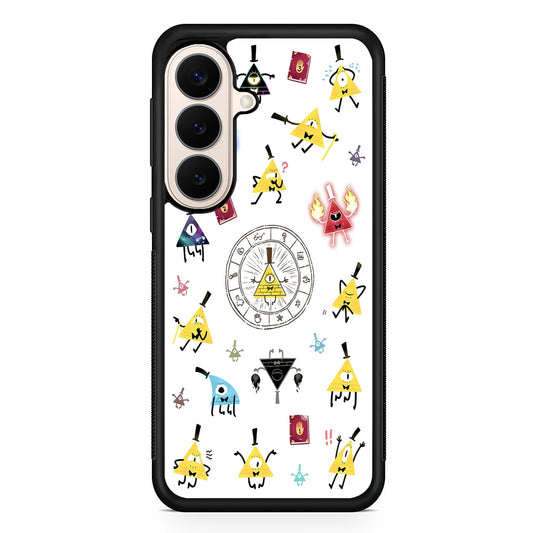 Gravity Falls Bill Cipher Doodle Samsung Galaxy S26 Case | Durable Protective Rubber Cover