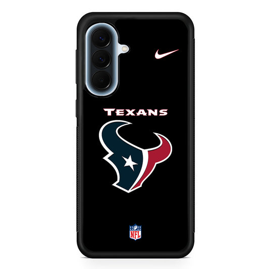 NFL Houston Texans Black Nike Samsung Galaxy A57 Case | Slim Samsung Galaxy A57 Protective Case