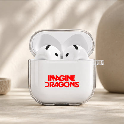 Imagine Dragons Pop Rock Band Protective Apple Airpods 4 Clear Case - Durable Clear Protection